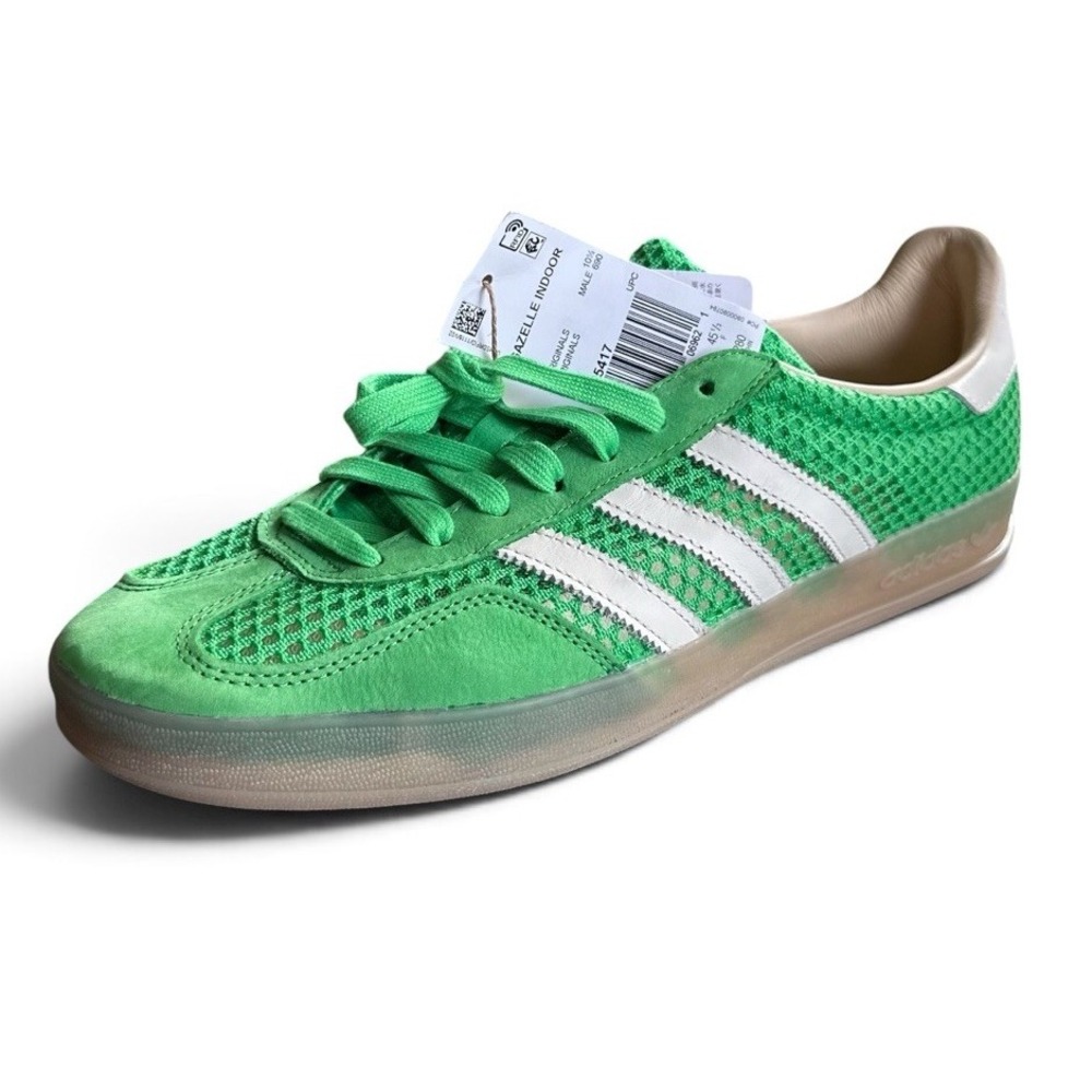 Adidas Originals Gazelle Indoor Soccer Mesh Green Shoes Sneakers Men's Size 11